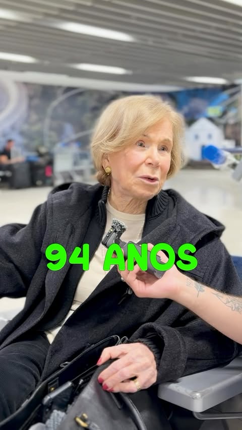 Dona Eneida tem 94 anos🥹 #idade #viagem #casamento #carreira