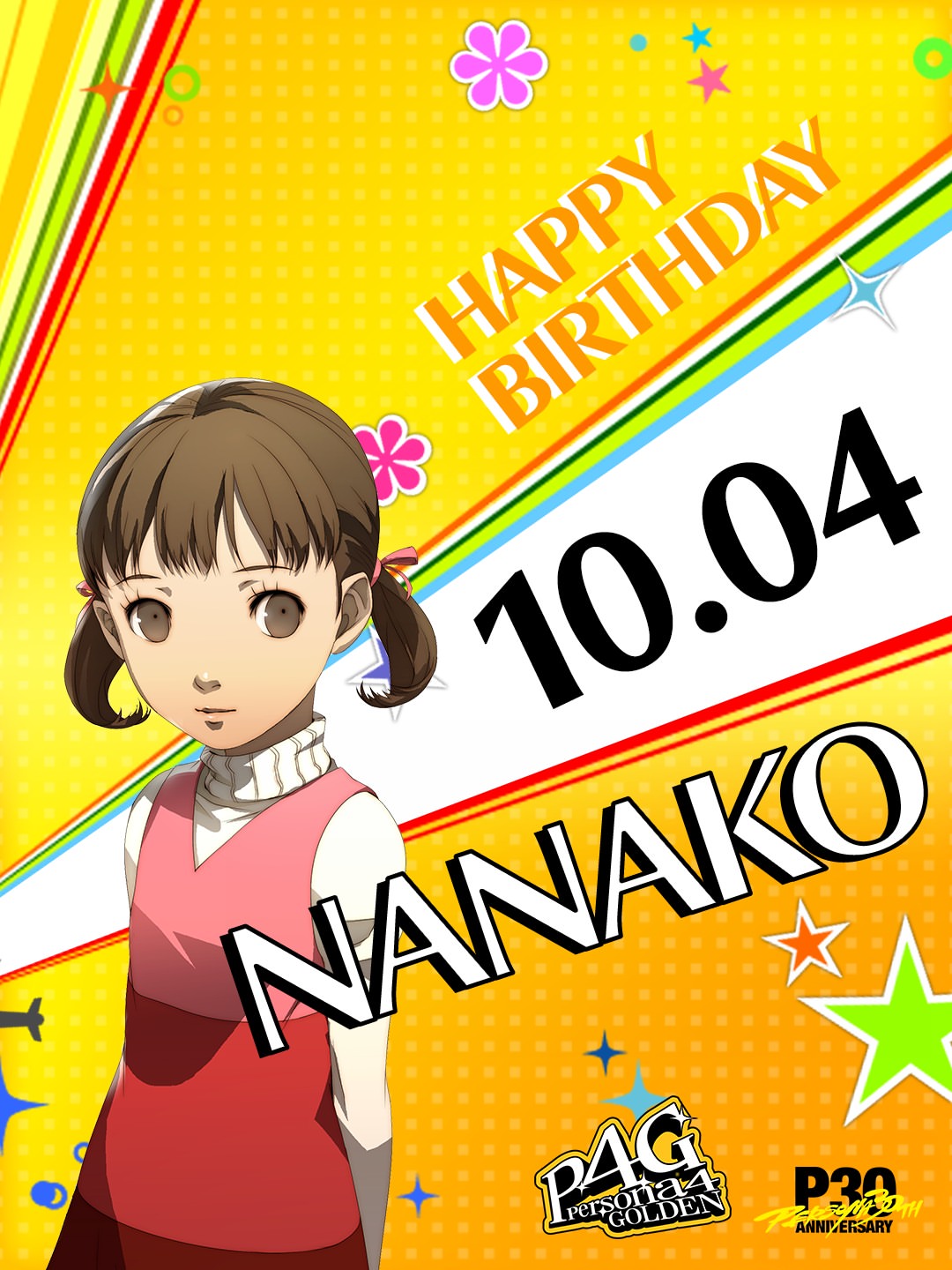 Happy birthday, Nanako Dojima! 🎂💛 #P30th