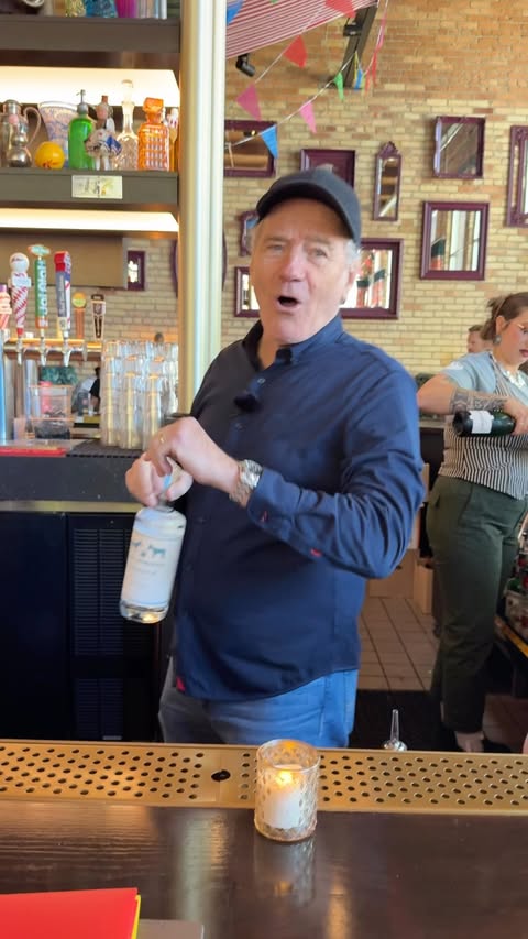 It is not every day @bryancranston stops by to serve his very own @doshombres Tequila at your bar 🥺 Thanks to Bryan for being so kind and FUN and making SILVA one of your stops in Grand Rapids during @artprize 🍋‍🟩 …