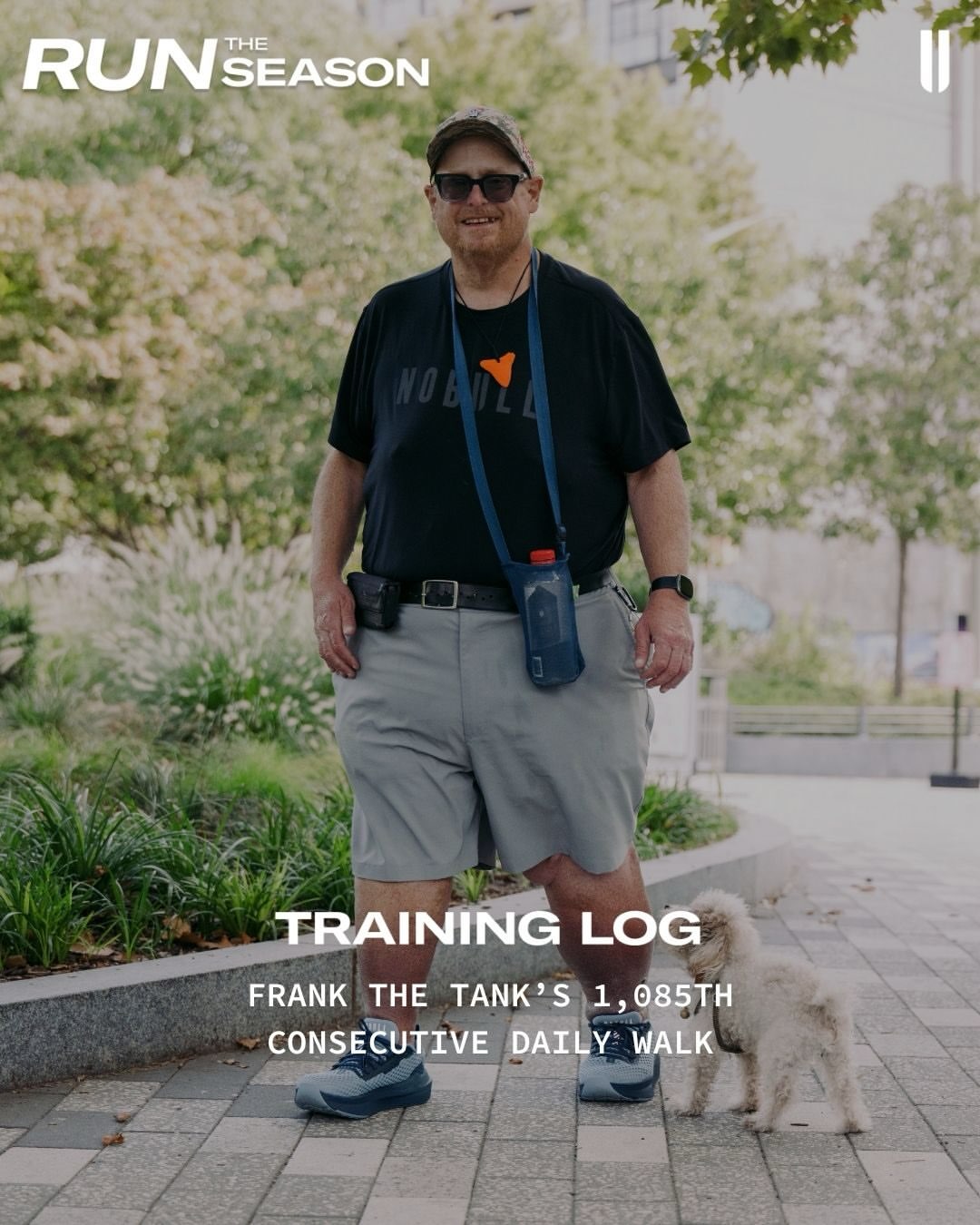 For more than 1,000 consecutive days (and counting), Frank the Tank has shown up. This is a look inside the routine, discipline, and daily walk that keeps the streak alive.