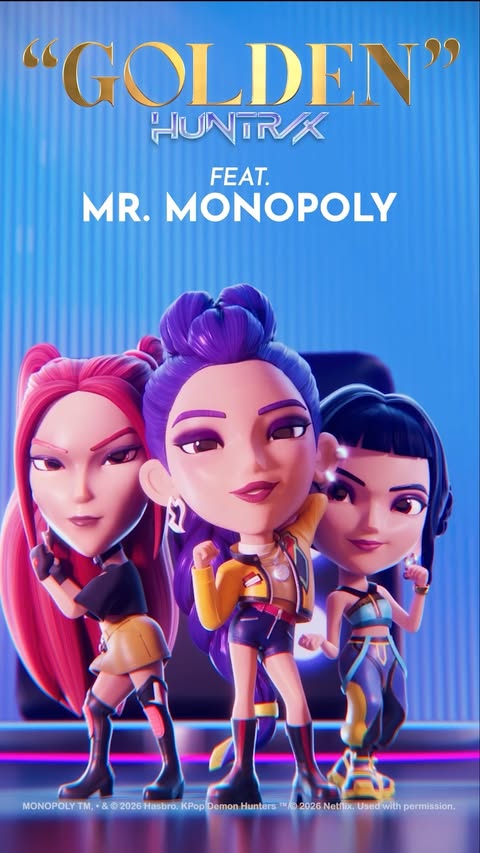 Gonna be 🌟GOLDEN!🌟 KPop Demon Hunters has arrived to MONOPOLY GO! 🎤