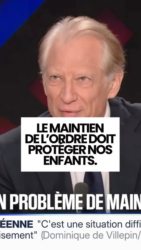 Le maintien de l’ordre doit d’abord protéger nos enfants. Il ne faut pas confondre ceux qui viennent pour casser avec les lycéens qui se mobilisent légitimement pour défendre leurs droits. Aujourd’hui, une doctrine du…