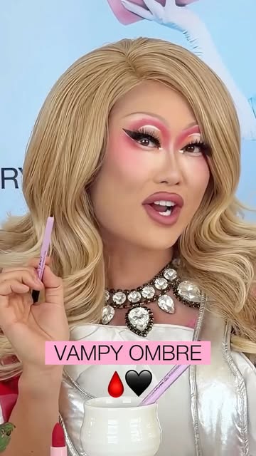 Nobody does vampy lip season better than the Halloween queen herself @kimchi_chic 🧛🏼‍♀️🩸 #kimchichicbeauty #vampylip