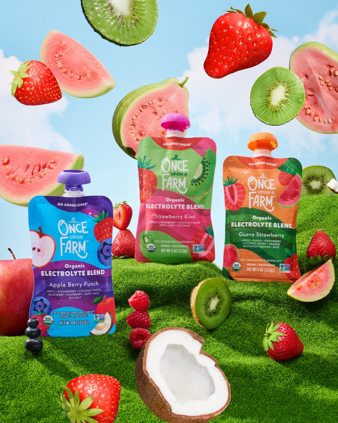Introducing: 🥝 🍓 NEW Electrolyte Blends! 🥥 💦 • Fuel powered by real ingredients • Designed to help support daily hydration and electrolyte balance* • Made with ingredients that naturally provide electrolytes: frui…