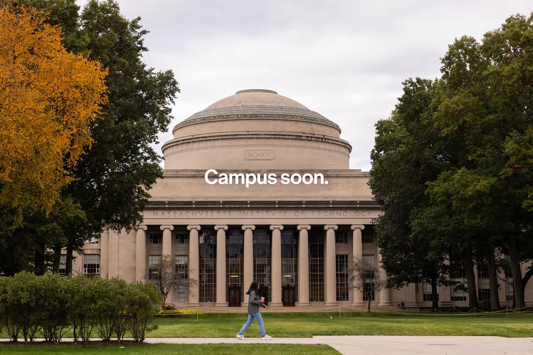 Fall colors are coming to campus soon. 🍁 Graphics: Jocelyn Mao/MIT Photos: Jake Belcher, Gretchen Ertl, and Qudus Shittu #thisisMIT #autumn #fallfoliage