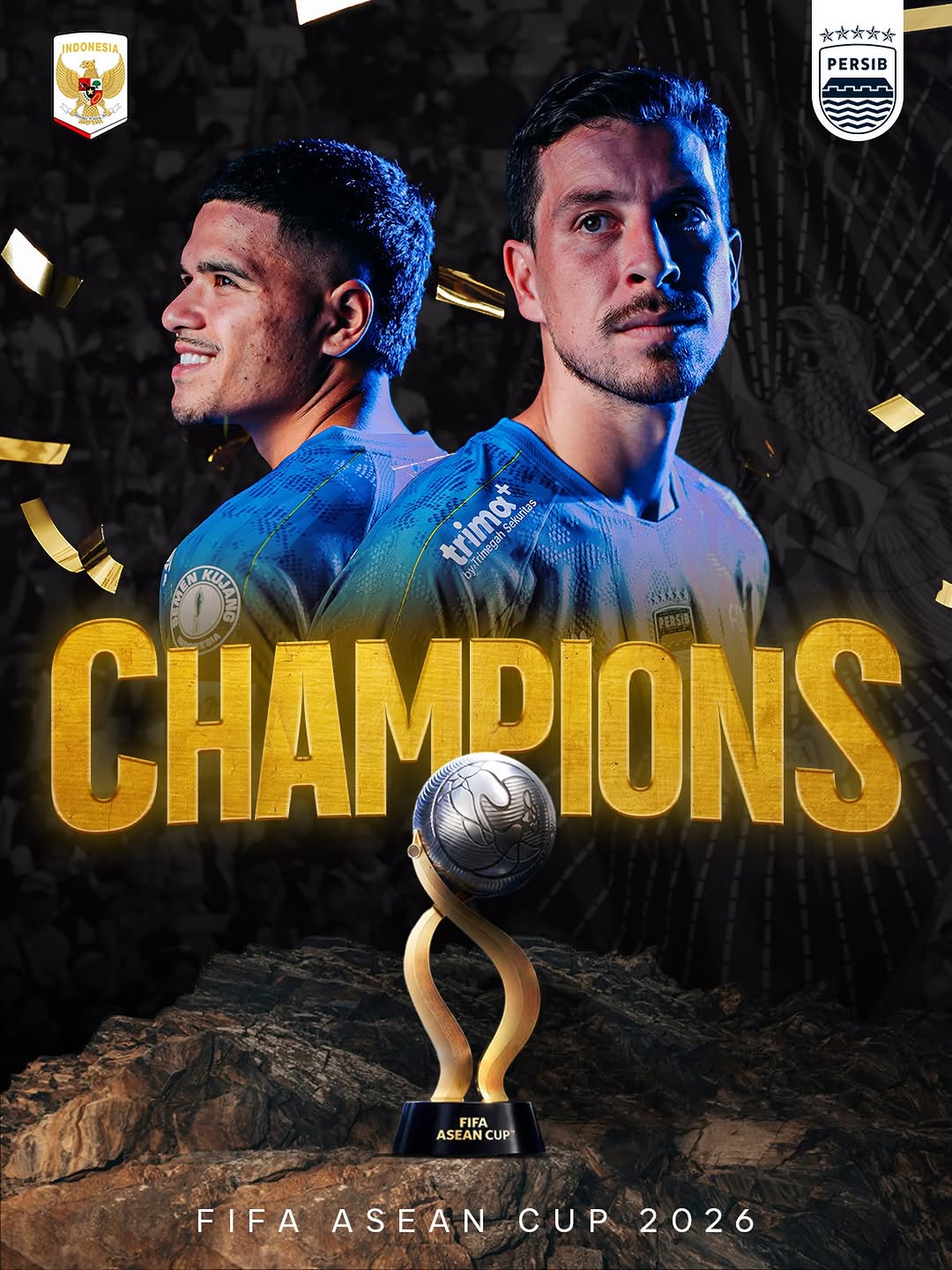 CONGRATULATIONS, CHAMPIONS! 🏆🇮🇩 Perjuangan panjang berbuah manis. @timnasindonesia menjadi juara FIFA ASEAN Cup 2026! Bangga untuk setiap perjuangan, setiap tetes keringat, dan setiap langkah yang membawa Merah Put…