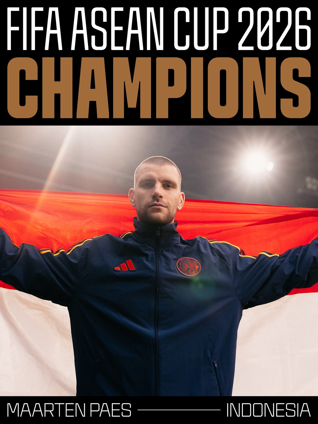 Indonesia are the champions of the FIFA ASEAN CUP! 🏆 Congratulations, @maartenpaes & @timnasindonesia! 🤍♥️🤍