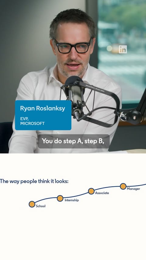 Is your job at the intersection of what you love and what you're great at? That's the test @ryanroslanskylinkedin, LinkedIn's former CEO, has used for years, including with me at a whiteboard. Passion alone won't get …