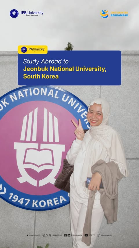 #IPBGlobal It’s more than a new place, it's a whole new experience! Ternyata, kuliah itu gak cuma di kampus loh. Kamu bisa dapatin pengalaman eksplorasi negara impian kamu melalui program student exchange di IPB Unive…
