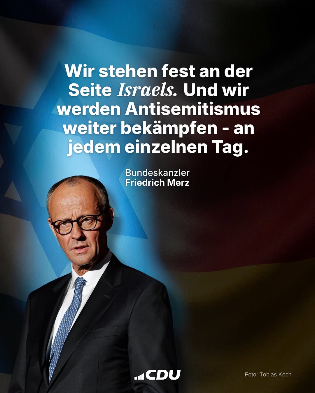 „Vor drei Jahren hat die Hamas Israel überfallen, unzählige Menschen ermordet und Geiseln verschleppt. Wir gedenken der Opfer. Wir teilen ihren Schmerz. Dieser Tag war ein tiefer Einschnitt – für Israel, für die jüdis…