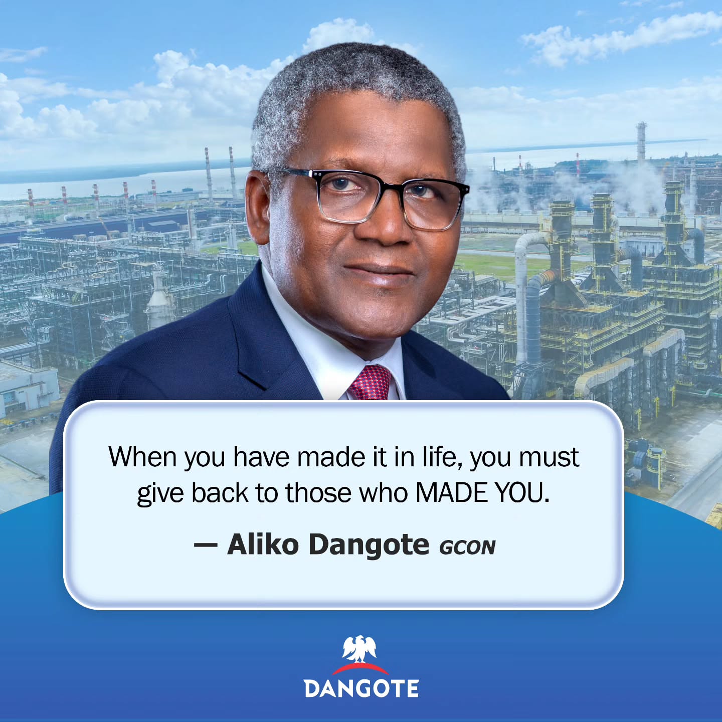 Publicação de Aliko Dangote
