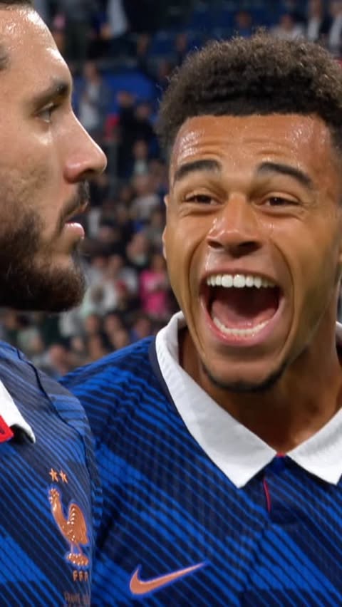 Restez jusqu’à la fin pour voir la réaction de @desire.doue 🤣 Stay until the end to see Désiré Doué’s reaction.
