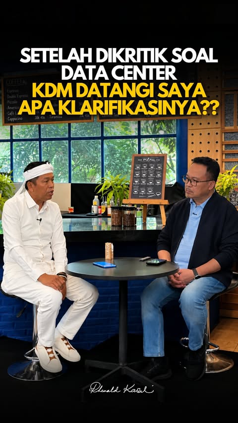 Dikritik bukan berarti harus marah. Seorang pejabat perlu mau mendengar dan menjelaskan. KDM datang berdiskusi setelah kritik soal data center. Investasi kita butuhkan, tetapi lingkungan tetap harus dijaga. #StayRelevant