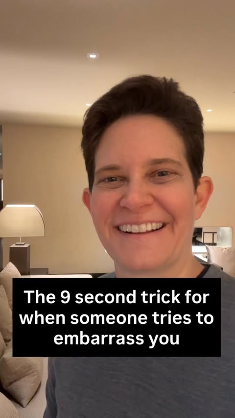 Here’s a 9 second trick for what to say when someone tries to embarrass you in front of other people. I taught communication at Duke and Columbia, and this technique can help you respond eloquently in the moment so yo…