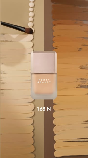 @fentybeauty knows foundation, okay. Meet the new Pro Filt’r Fluid Flex Natural Matte Longwear Foundation, available in 50 shades.