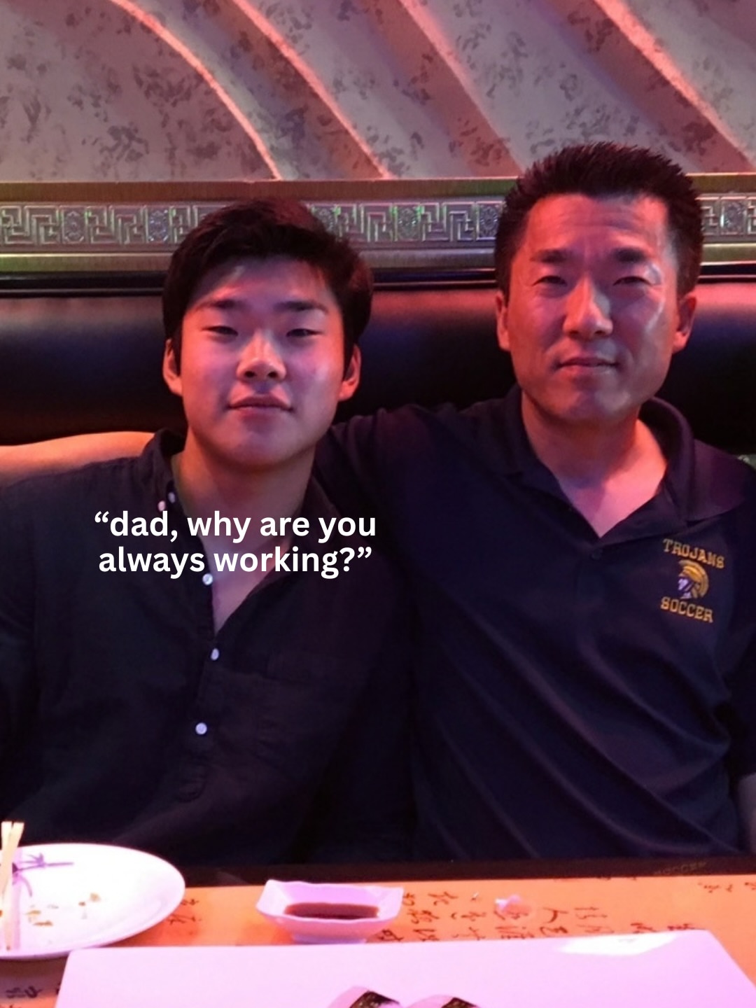 my dad worked harder than anyone i know for a long time i didn’t get why he never slowed down, or how he kept going then i learned about his why he wanted to make sure we were taken care of, even if it meant giving up…