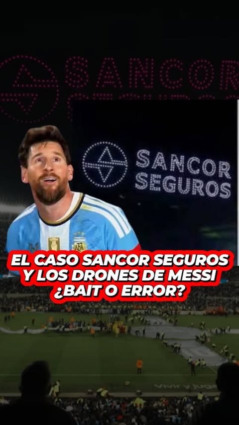 Los drones de Messi y el caso Sancor Seguros ¿Error o genialidad? #bizelaneas #marketing #curiosidades #messi #sancorseguros