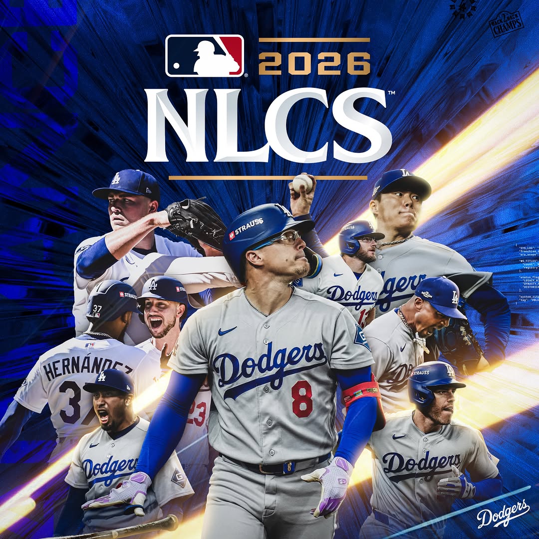 THE LOS ANGELES DODGERS ARE NLCS BOUND!