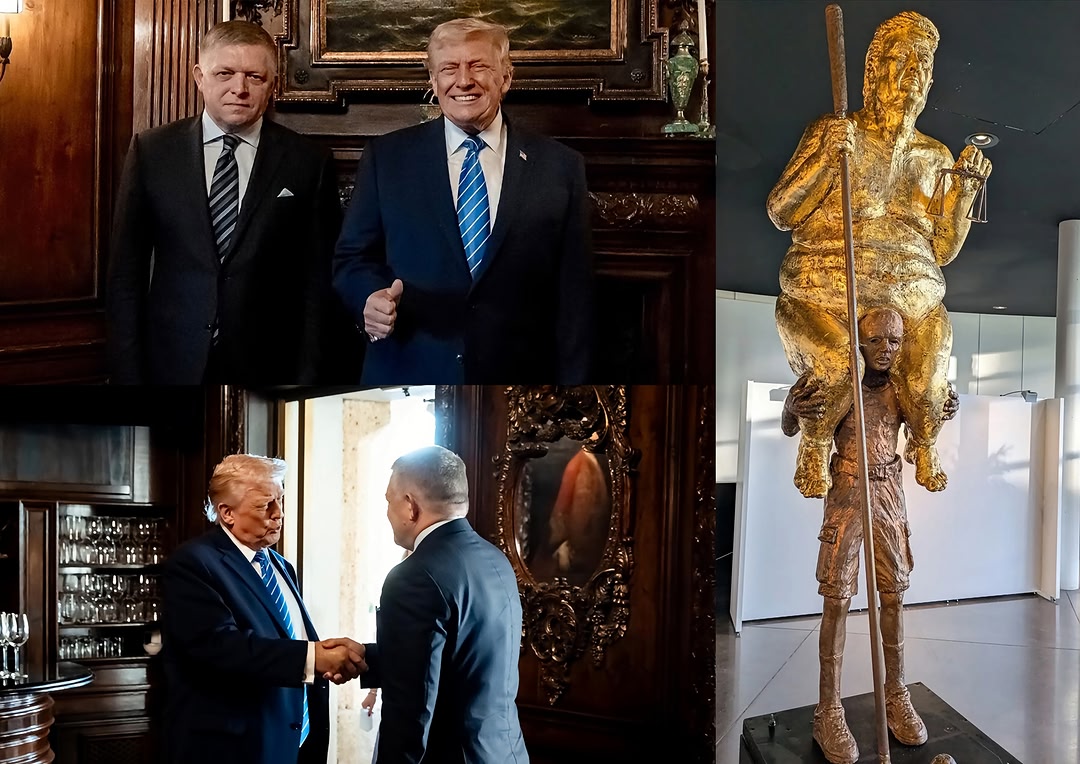 SOCHA DONALDA TRUMPA V EURÓPSKOM PARLAMENTE JE PREJAVOM ÚPADKU CELEJ ÚNIE Zosmiešňujúca socha prezidenta USA Donalda Trumpa vystavená v priestoroch Európskeho parlamentu je prejavom úpadku celej EÚ. Ani zďaleka nesúhl…