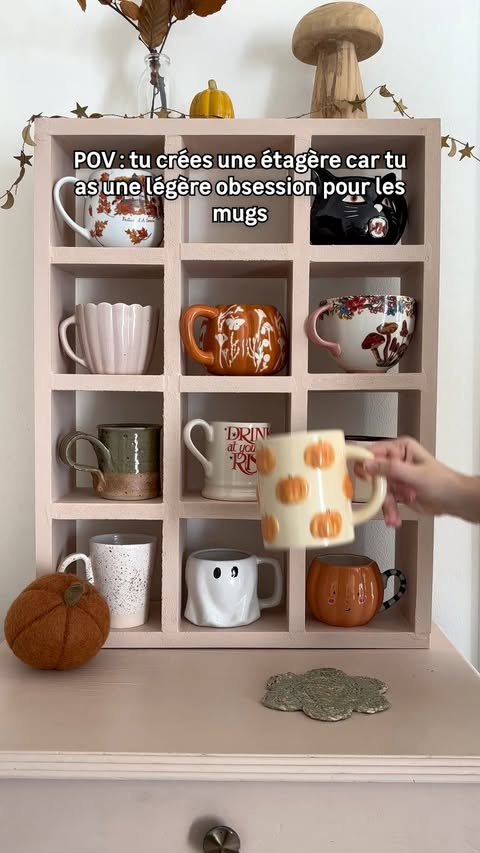Nos tasses ont enfin la place qu'elles méritent 👀 #homedecor #leroymerlin #ambiance #autumn #mugs