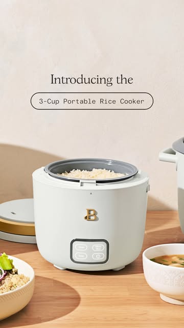 Small size. Big comfort. 🍚✨ Meet the new 3-Cup Portable Rice Cooker, made for fluffy rice, cozy soups, warm oatmeal and all the little meals in between. With three simple presets and a compact, carry-friendly design,…
