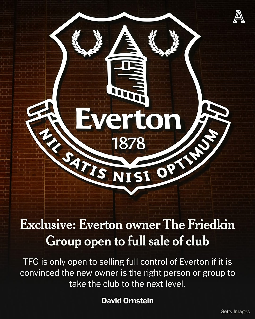 The Friedkin Group (TFG) is open to a full sale of Everton as it seeks external investment in the Premier League club. The Athletic reported in September that Everton’s American owner was looking for fresh investment …