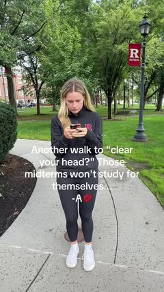 No one at Rutgers is safe from -A. 👀