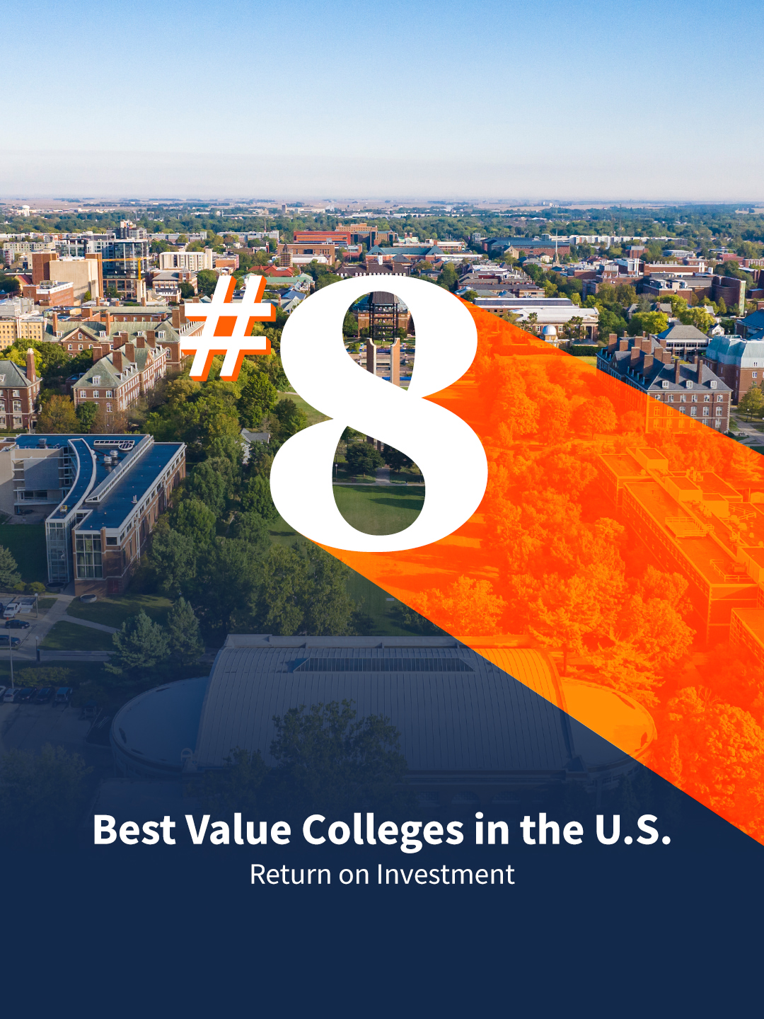 A degree that goes the distance. 🧡💙 The Princeton Review named #ILLINOIS a 2027 Best Value College, ranking us No. 8 for return on investment, No. 5 among public universities for value without financial aid, and No.…