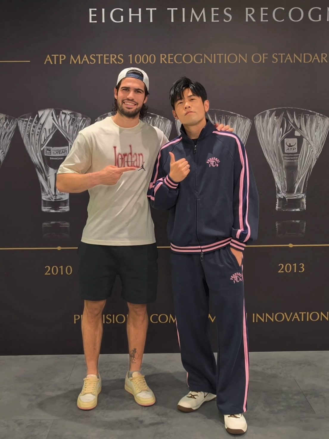 🎾❤️‍🔥 @jaychou @carlitosalcarazz @rolexshmasters #phantacitennisclub #phantaci #jaychou