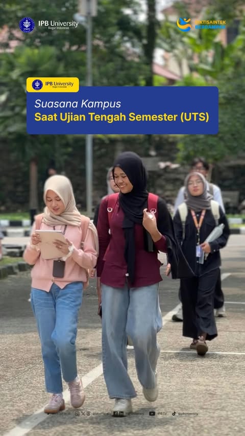 #IPBCampusLife Hello, UTS Season ✨ Waktunya menguji apa yang sudah kamu pelajari selama setengah semester. Yuk simak suasana kampus saat IPBNesian menghadapi Ujian Tengah Semester (UTS)! Selamat berjuang, IPBNesian! S…