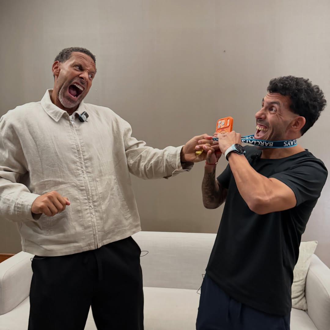 It’s mine… give me that! 😂❤️ What a player… what a guy! We Missed you