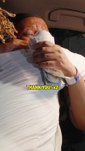 “I’ve been crying myself to sleep”🥹❤️ @mdmotivator @thuggerthugger1 Thank you @chatmobileco for helping us make this life changing giveback possible. Visit www.chatmobile.com to switch and enter for a chance to win a…