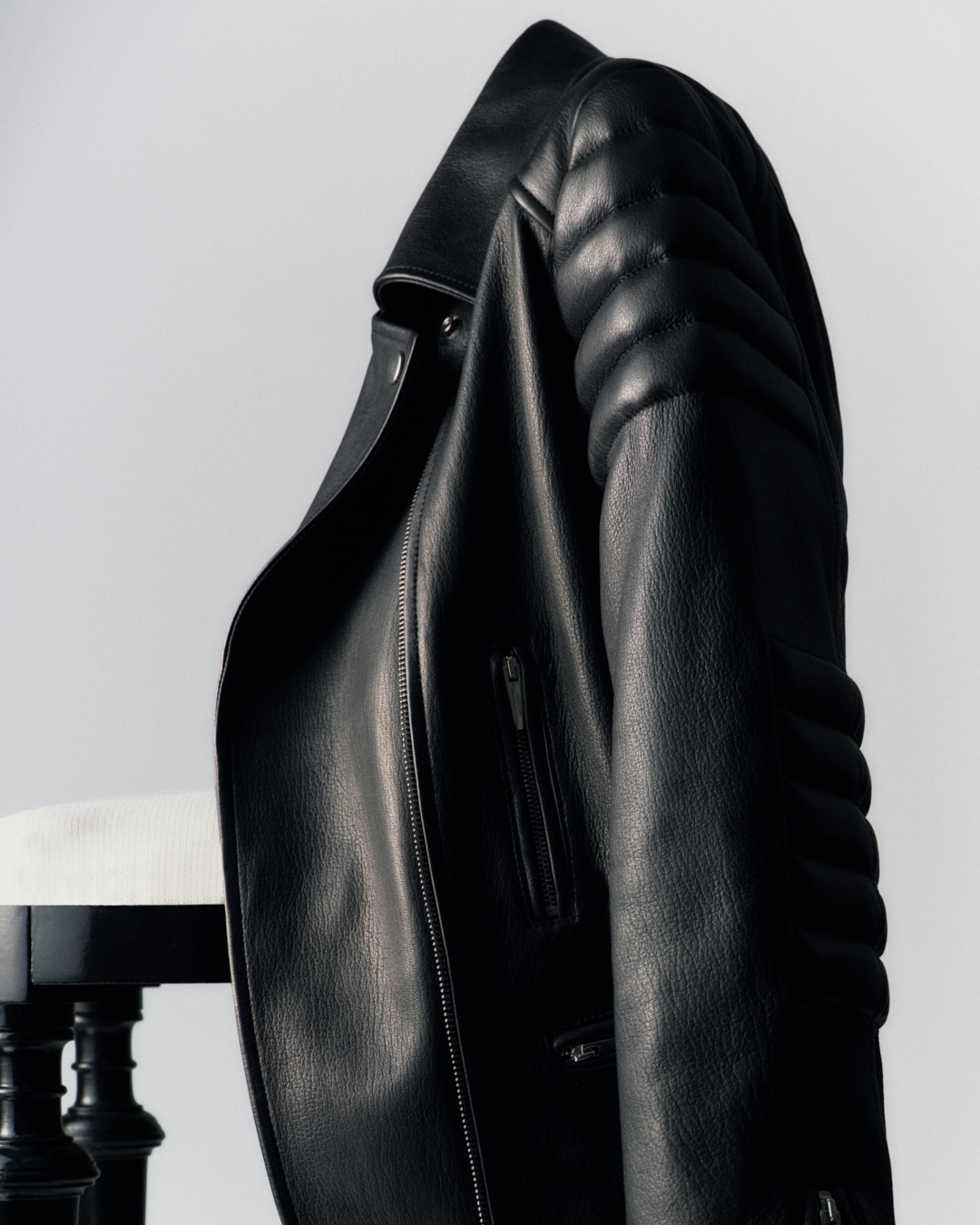 Leather biker