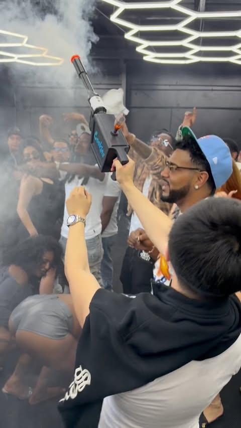 Turn the party up.😆🍪📶😶‍🌫️ - black smoke throwers available now - - @cookiessf -