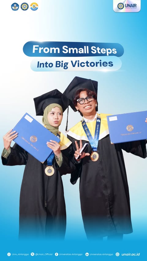 Dari sebuah percikan mimpi hingga resmi mengenakan toga hari ini, perjalanan sebenarnya baru saja dimulai 🔥✨ Mari jaga semangat ini tetap menyala dan siap menerangi dunia bersama mimpi-mimpi besar kita! 🎓🚀