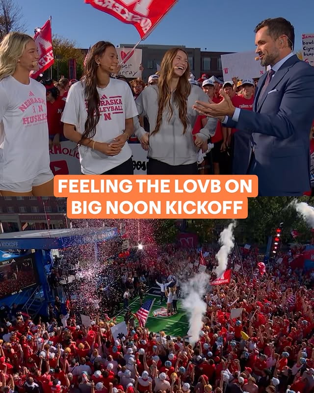 Thanks for showing us some LOVB on @bnkonfox this morning, @mattleinartqb! 🧡 We’ll be saving you a seat at an LA Orbit game this season. Nice serve, by the way! 👀 #LAOrbit #EverythingRevolvesAroundHer