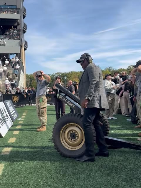 Truly an honor. What a win today for the Black Knights. Go ARMY! BEAT NAVY.