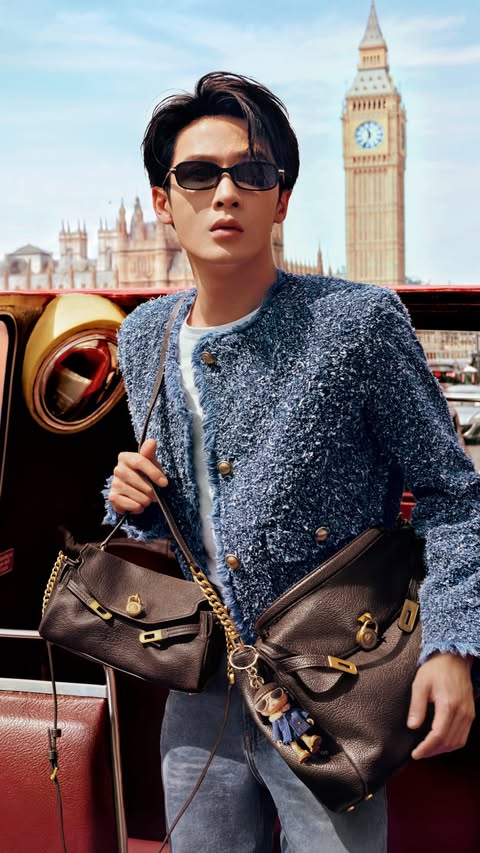 A day in London with our Global Brand Ambassador JC-T (@jct1005_tan) and our Hamilton soft satchel and crossbody.
