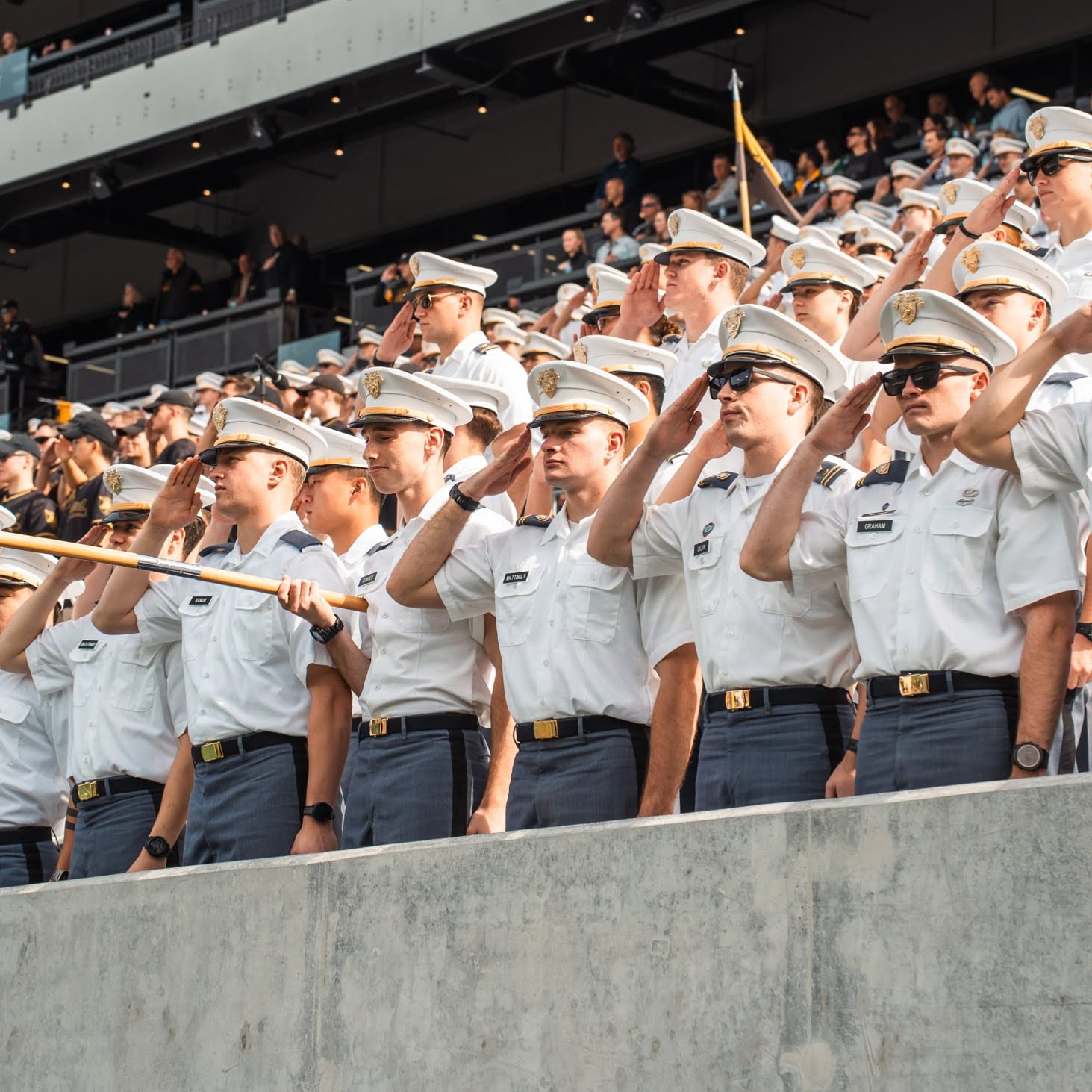 Football, family and the Corps of Cadets! 🏈 The Black Knights are back at Michie Stadium, taking on Tulane during Family Weekend while honoring the Soldiers and legacy of the 7th Infantry Division. #GoArmy #BeatTulane