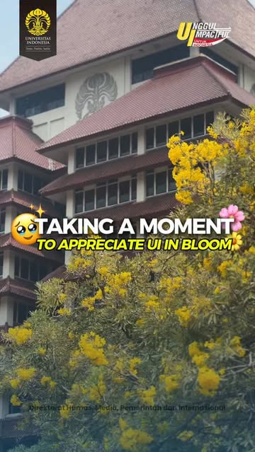 Spring era di kampus UI? Siapa yang udah healing tipis di spot-spot ini? 🌸🌼 #universitasindonesia #kampusUI #spring