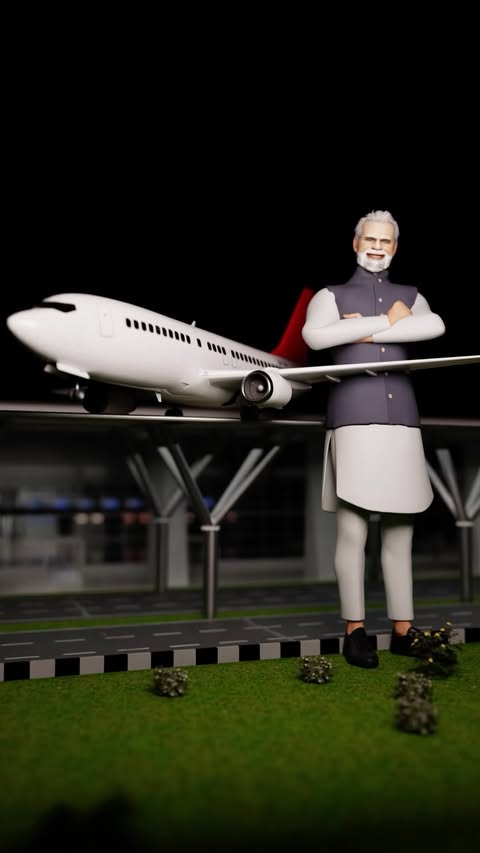 Narendra Modi Airport (3D) by Professor of How