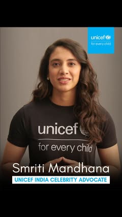Welcome to the UNICEF family, Smriti Mandhana. 🩵⁣ ⁣ UNICEF India is delighted to announce Smriti Mandhana as our newest Celebrity Advocate.⁣ ⁣ Together, we’ll champion the rights and well-being #ForEveryChild.
