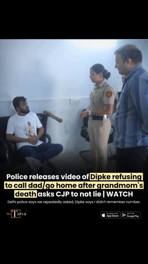 A fresh controversy has erupted between Delhi Police and the Cockroach Janta Party (CJP) after police released a video showing party founder Abhijeet Dipke declining offers to return home or contact his family followi…
