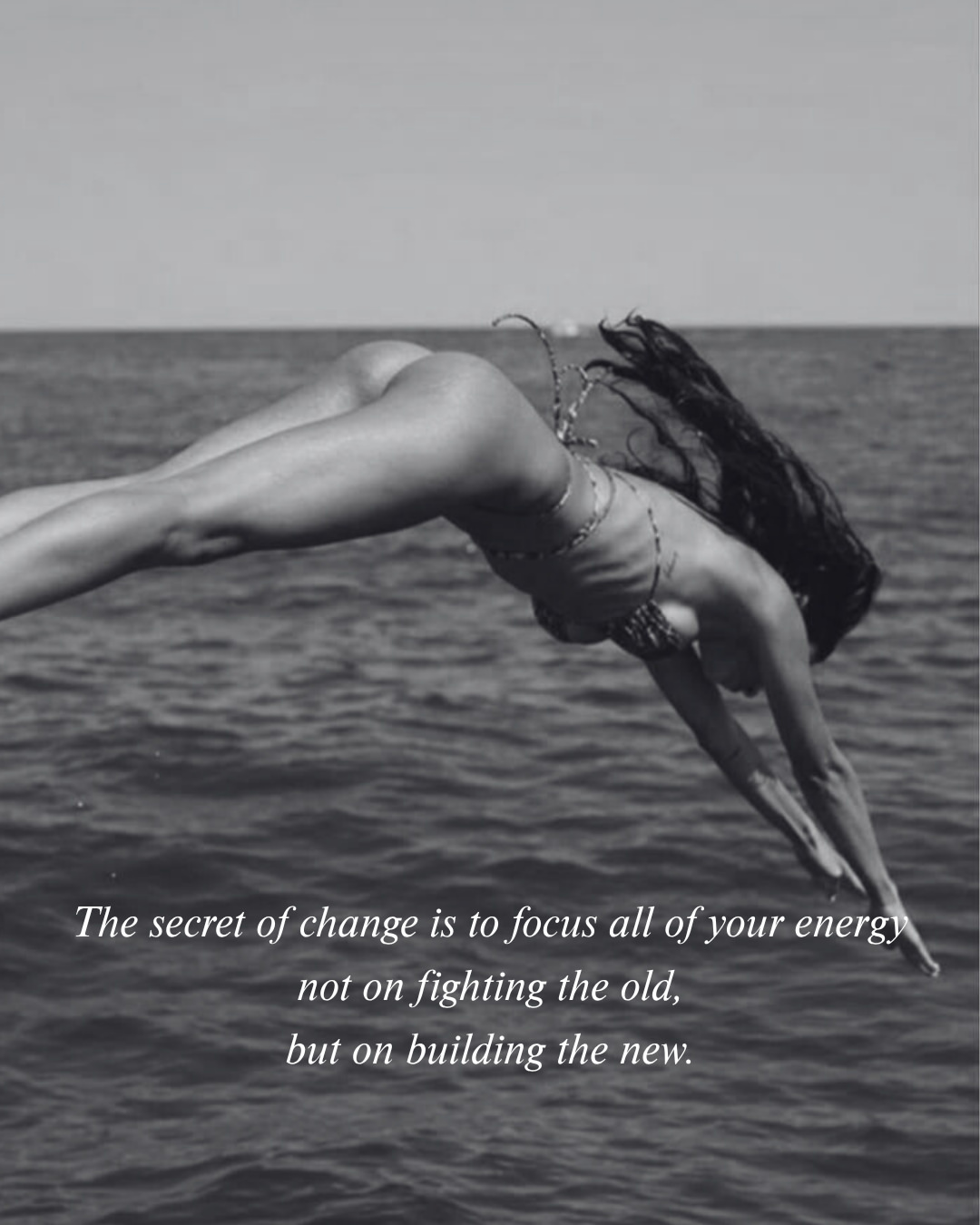 Irreverent, and always moving.⁠ ⁠ Change is in building the new.