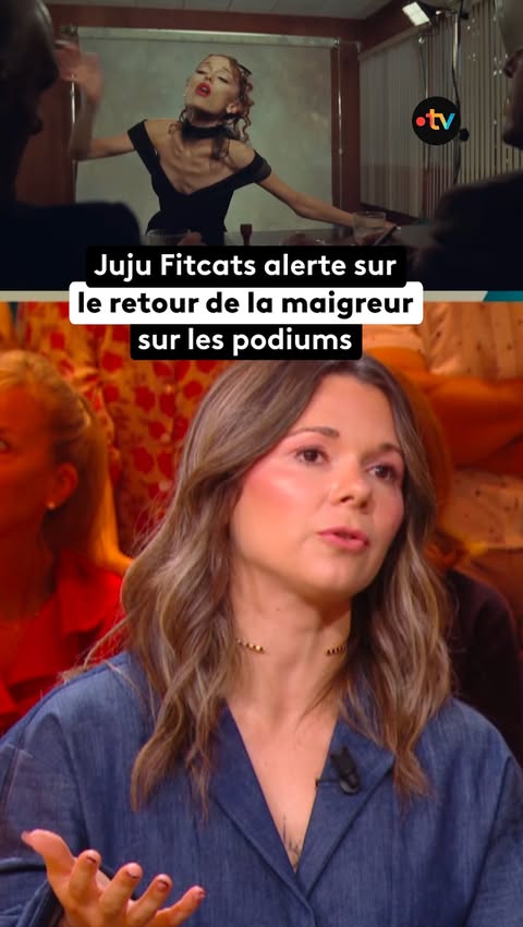 🗣️ "On ne peut pas laisser penser à des jeunes filles que c’est un corps en bonne santé." Retour de la maigreur extrême à Hollywood et sur les podiums de la Fashion Week, tendances toxiques sur les réseaux… @jujufitc…