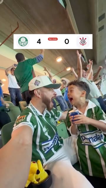 A vida inteira sonhando com esse momento e ele veio muito melhor do que todos os meus sonhos! 🥹💚 Ele ainda não sabe, mas acabou de ganhar um dos melhores presentes de Dia das Crianças. (Na verdade ele sabe sim, o ml…
