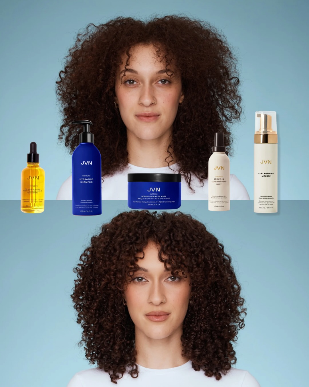 Steal @trulee full curl routine for defined bouncy curls: Pre-Wash Scalp Serum Nurture Hydrating Shampoo Nurture Intense Hydration Mask Leave-in Conditioning Mist Curl Defining Mousse Now available in-store + online @…