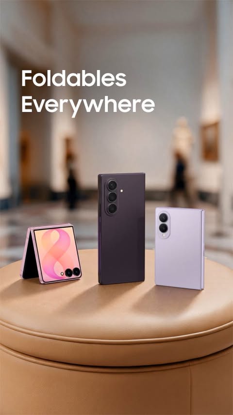 Beach days, date night, fashion week, playoff season—or just your average Tuesday. The world has officially unfolded. Welcome to the new normal. #GalaxyAI #GalaxyZFold8Ultra #GalaxyZFold8 #GalaxyZFlip8 Find your Folda…