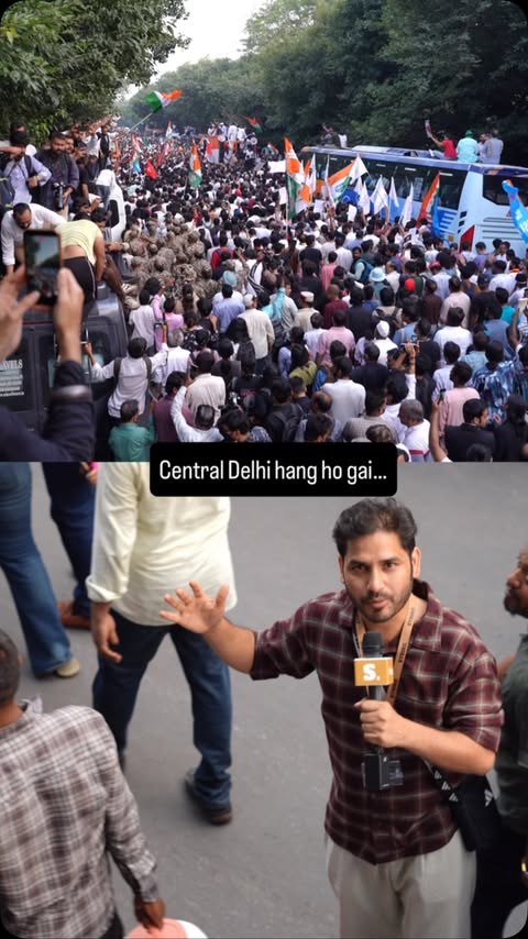 CJP Protest ke bad Pahali bar itni badi bheed aai hai… #JantarMantar