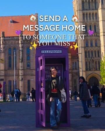 What message would you leave? ☎️ We left our phone box on campus and gave students the chance to send a message home. From homesickness and self-doubt to friendship and feeling more settled, their messages are a remin…